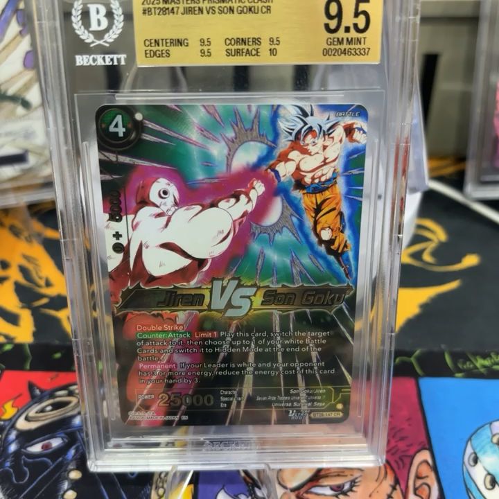 Bandai Jiren VS Son Goku BT28-147 CR [Dragon Ball Super Card Game] - Dragon Ball image 1