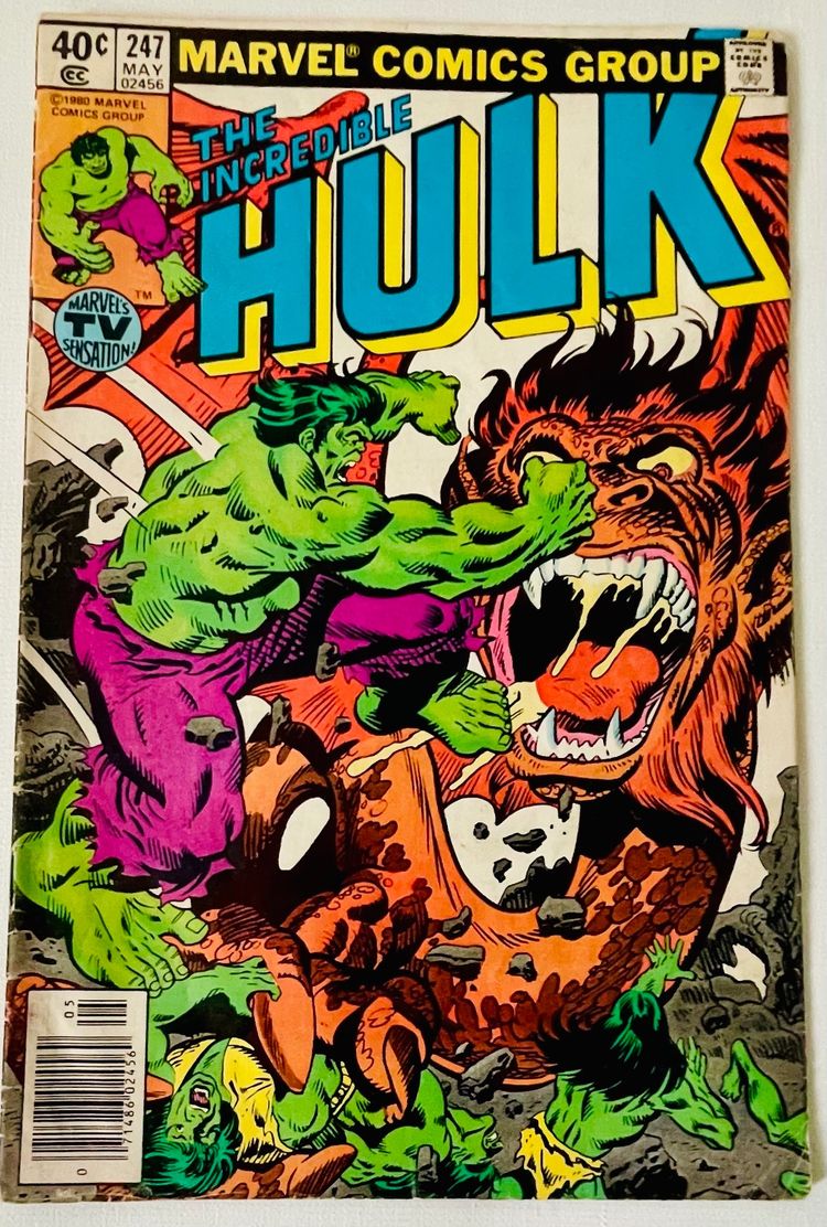 The Incredible Hulk comic books collection 5 Books YEAR 1980 (BLUECODED COLLECTION)