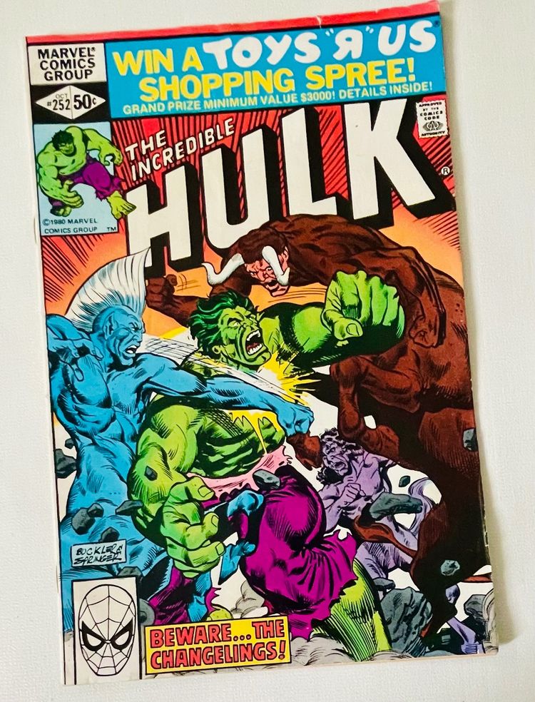 The Incredible Hulk comic books collection 5 Books YEAR 1980 (BLUECODED COLLECTION) 6
