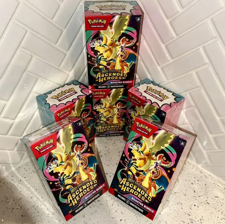 Pokémon TCG: Mega Evolution ME2.5 Ascended Heroes Booster Bundle Box image 2