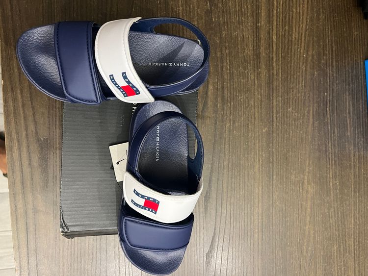 Tommy Hilfiger Navy And White Sandals imagen 3