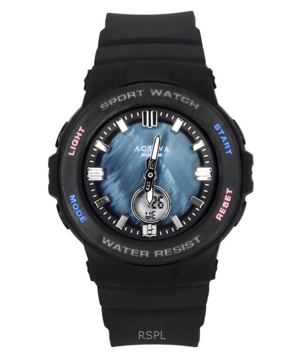 Invicta Activa Analog Digital Thermoplastic Polyurethane Strap Blue Mother of Pearl Dial Quartz ACW2125-001 Unisex Watch image 1