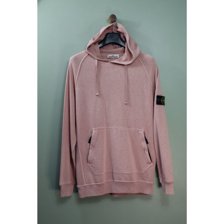 Stone Island Pink Hoodie imagen 1
