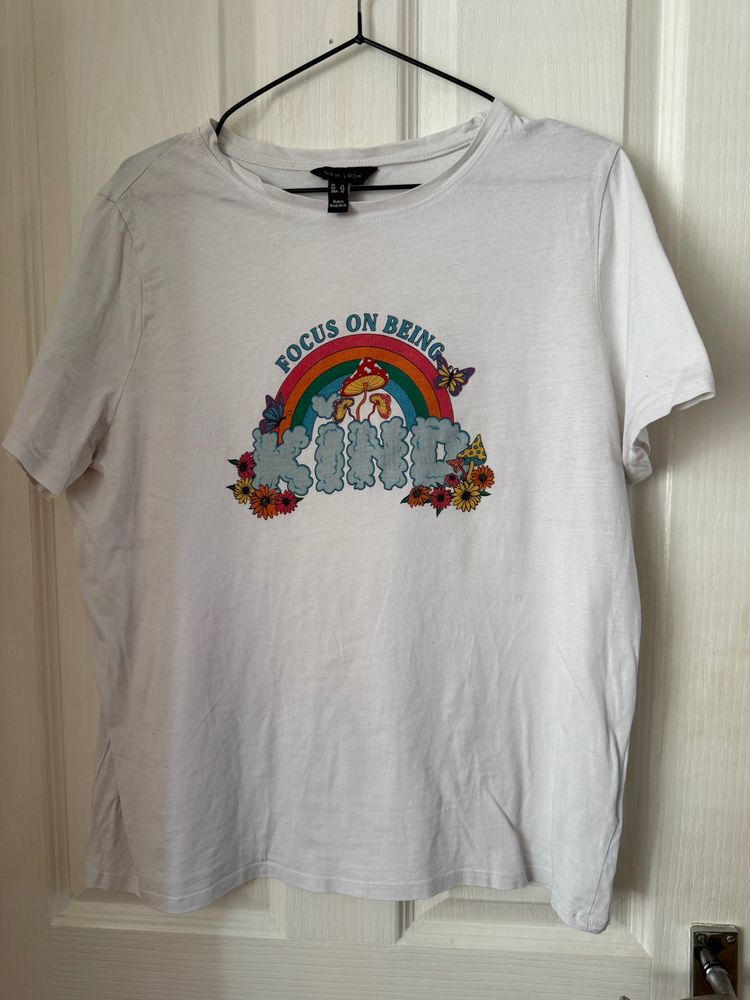 New Look New Look White Graphic T-Shirt product image