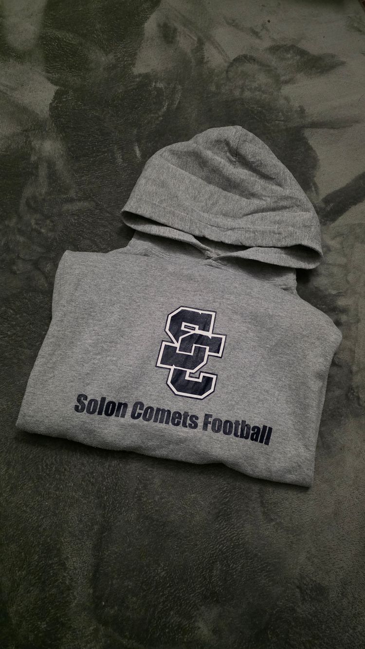 Grey Hooded Sweatshirt