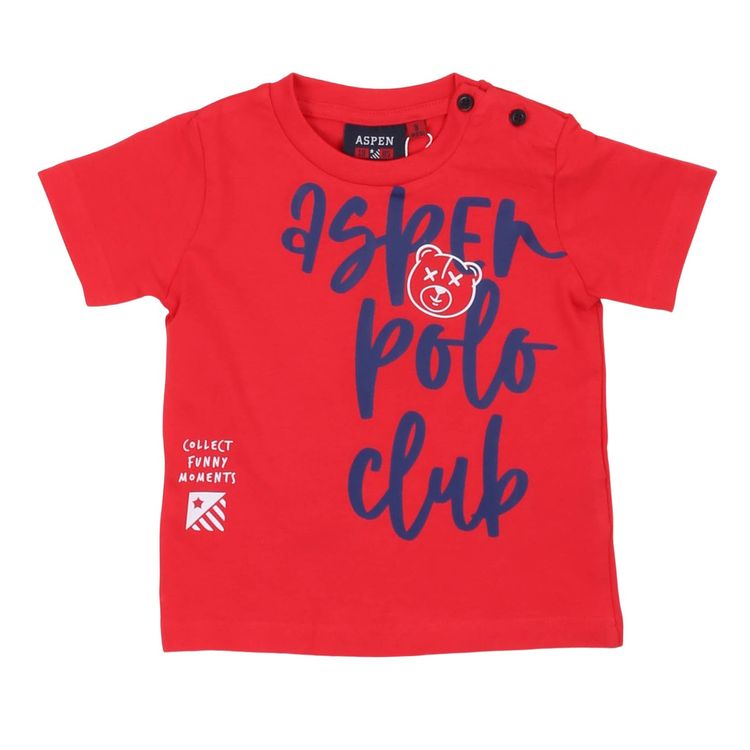 T-shirt manica corta Aspen Polo Club per bambino 24 Mesi