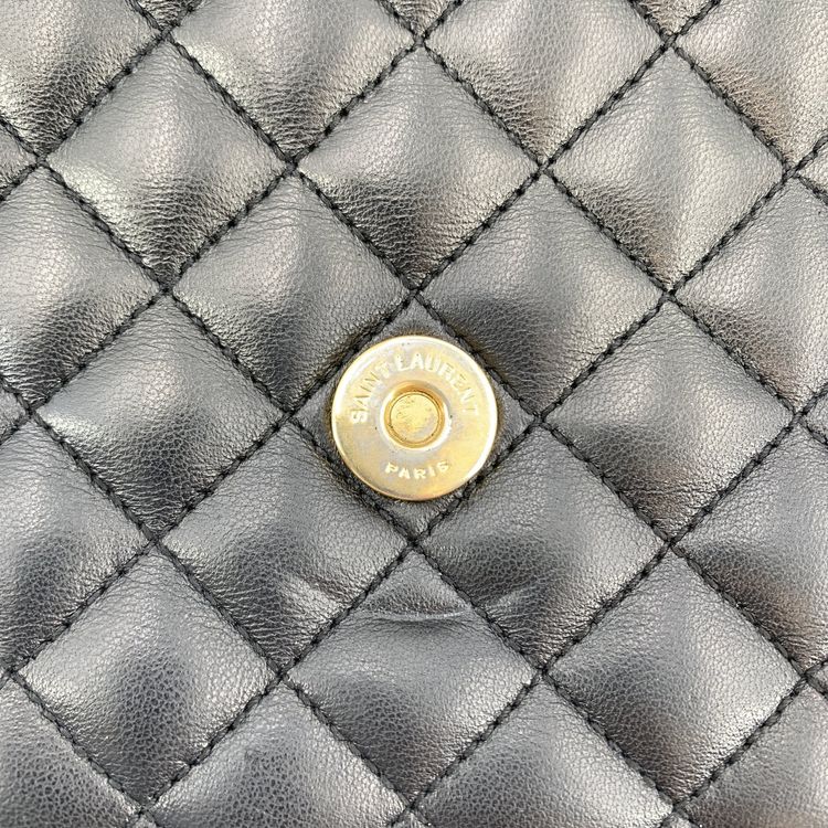 Saint Laurent Leather Shoulder Bag Envelope imagen 8