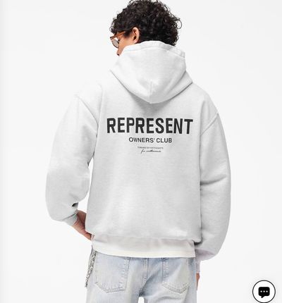 Represent Grey Hoodie