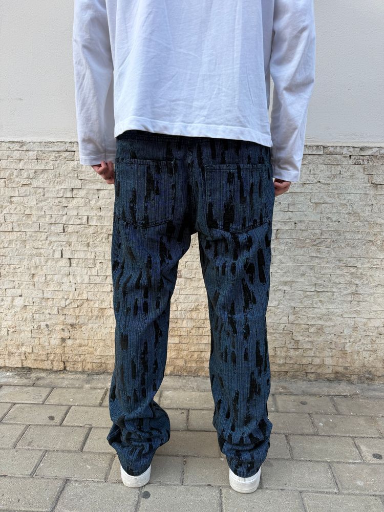 Jeans denim macchie nere 2