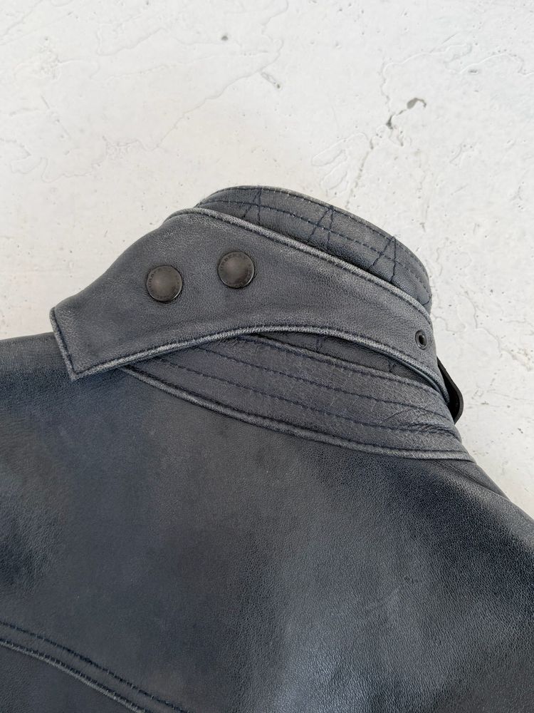 '00s Burberry Black Label Leather Jacket (M) image 6