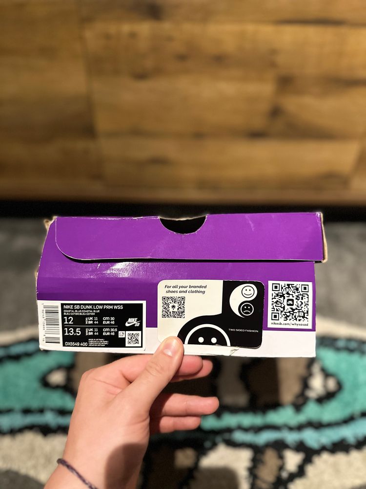 Nike dunk SB “Why So Sad?” U.K. 11 obraz 9