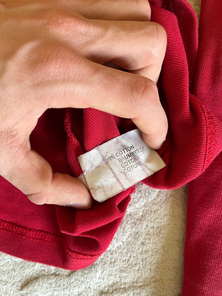 Czerwona bluzka y2k Edc By Esprit Red Long Sleeve Top 5