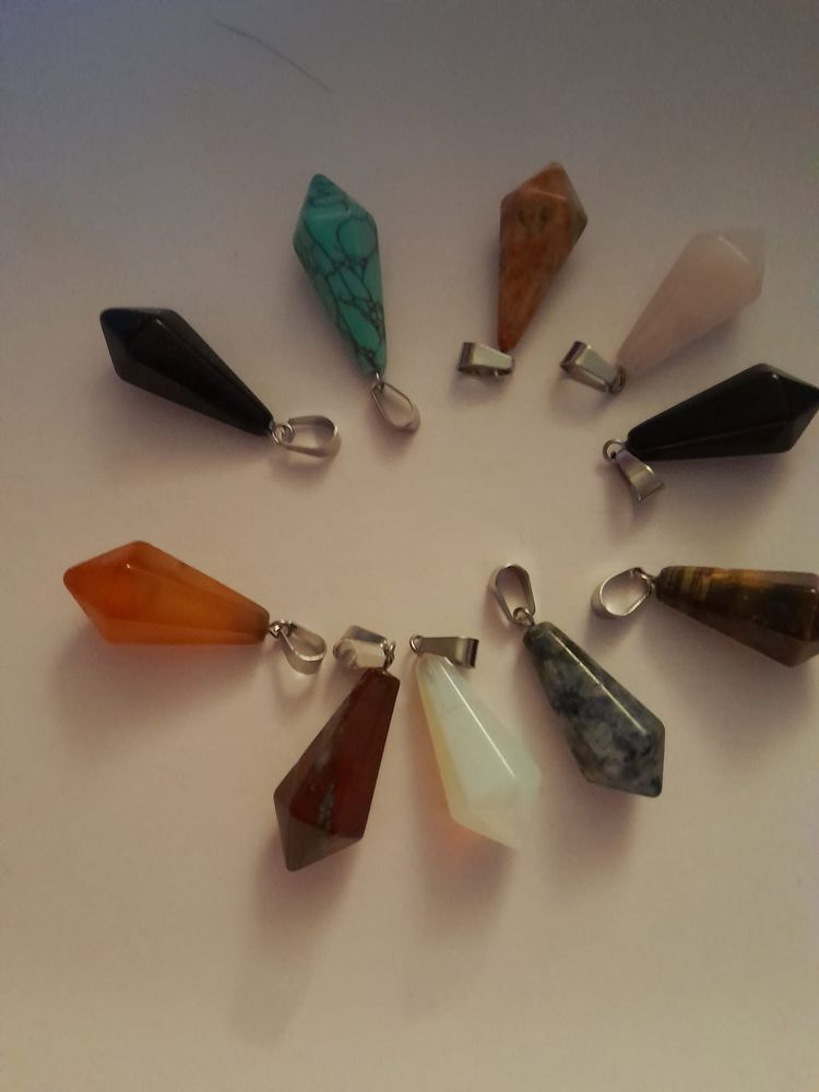 Assorted Gemstone Pendants