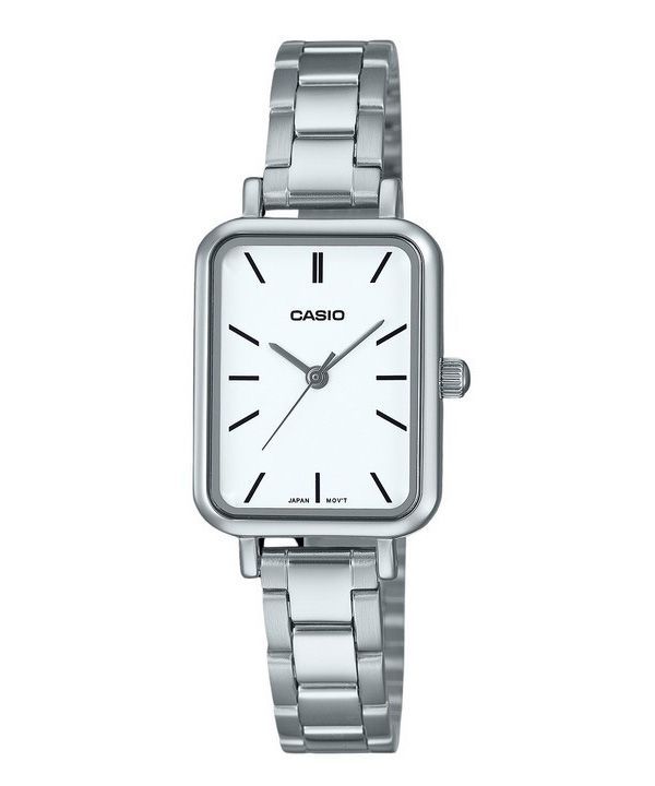 Casio Standard Analog Stainless Steel White Dial Quartz LTP-V009D-7E Women's Watch image 1