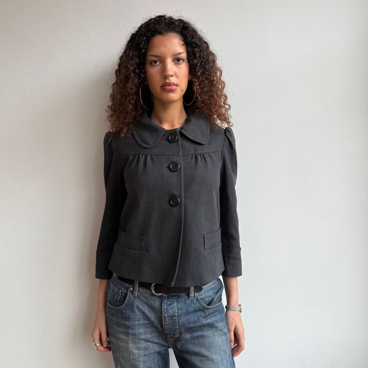 black button-up jacket 6