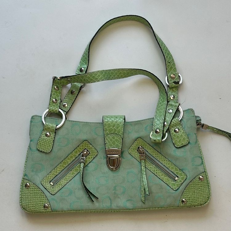Guess Green Handbag