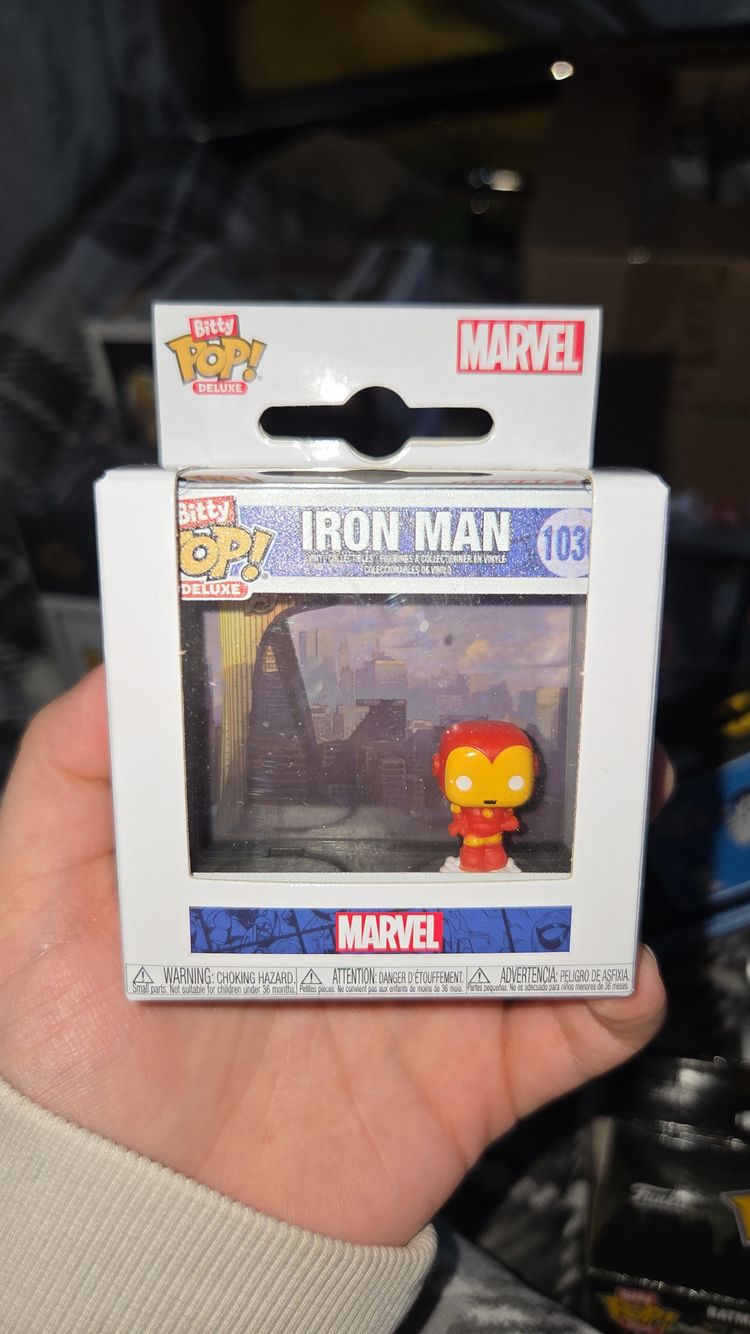 Marvel Funko Bitty Pop! Deluxe, Iron Man, Vinyl Figure product image