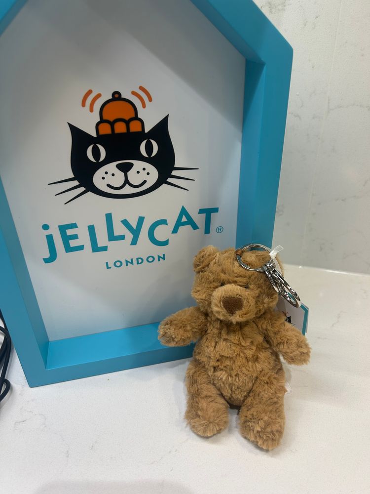 Jellycat Bartholomew bag charm BNWT