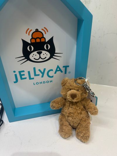Jellycat Bartholomew bag charm BNWT