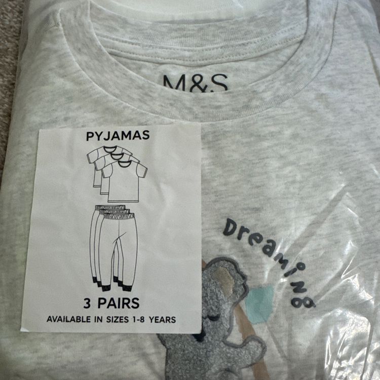 M&S Children'S Pyjamas 3 Pairs image 5