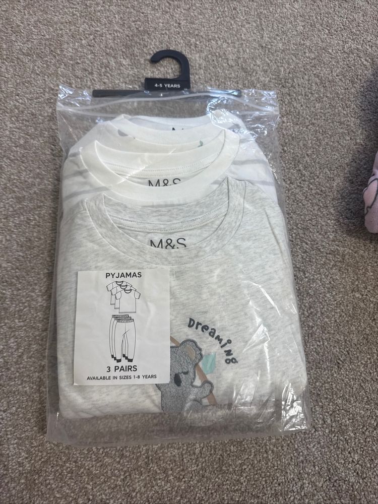 M&S Children'S Pyjamas 3 Pairs