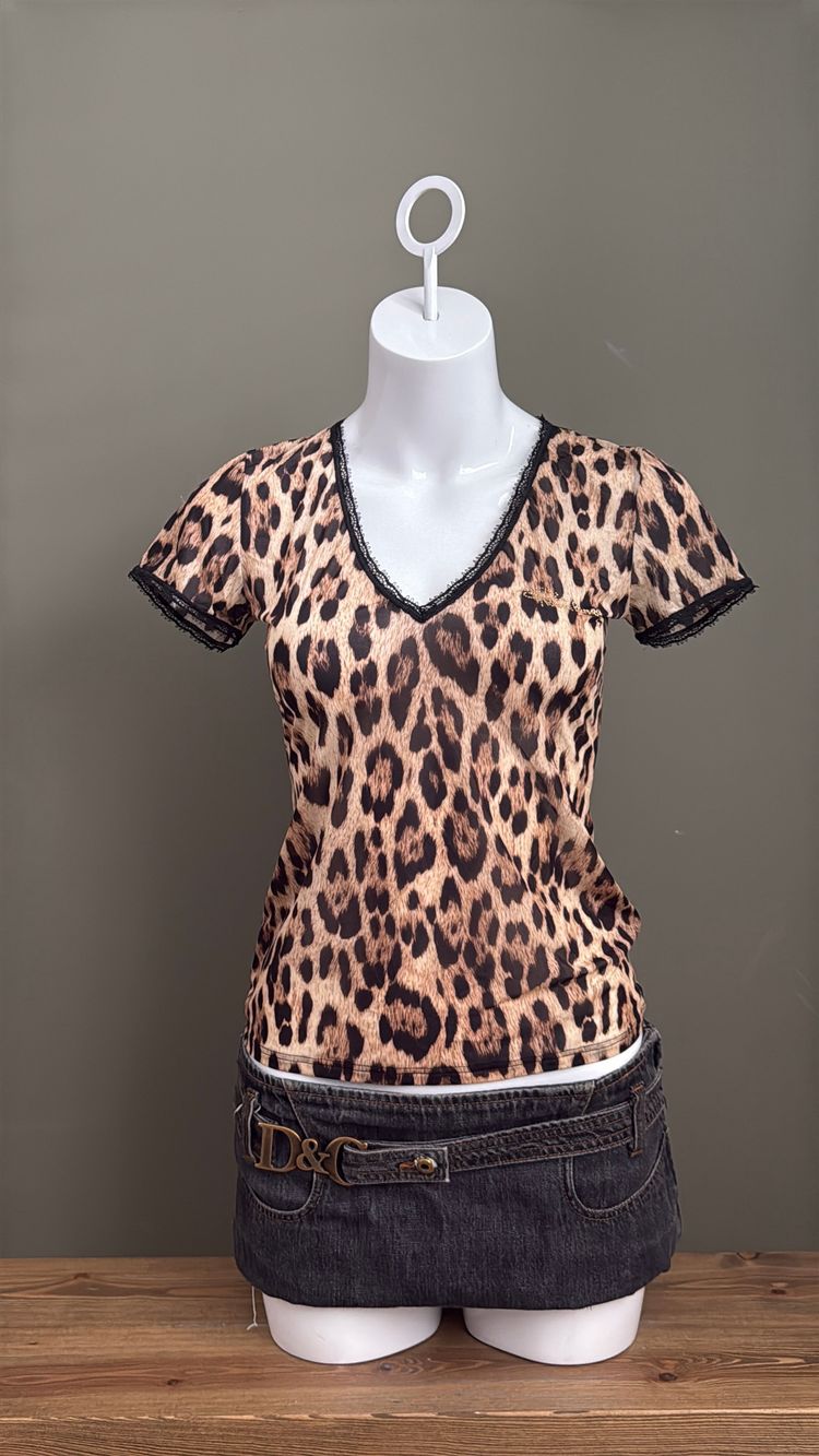 Roberto Cavalli Leopard Top (S)