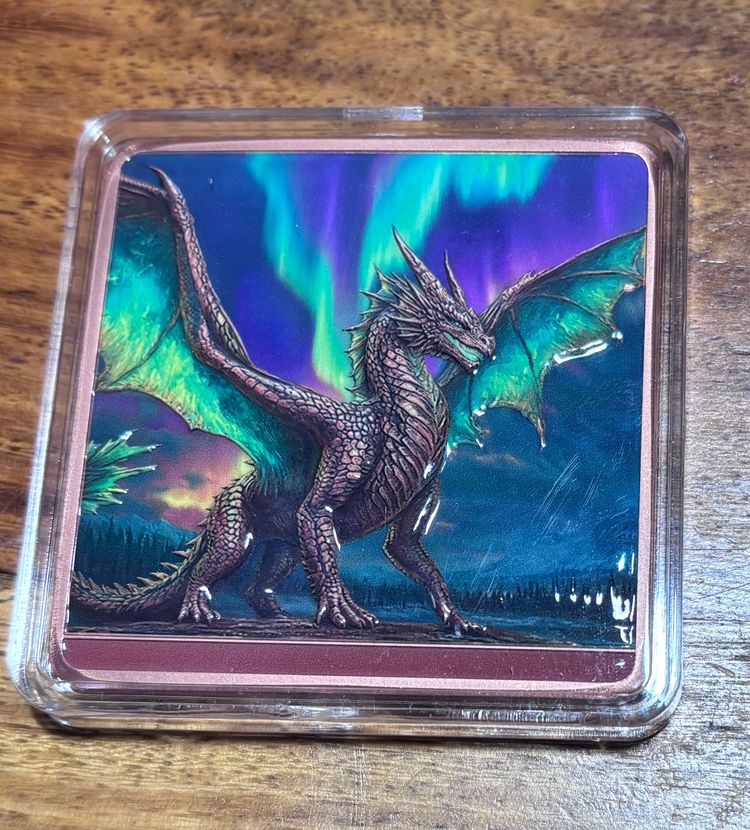 Dragon-Themed Copper Collectible