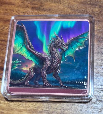 Dragon-Themed Copper Collectible