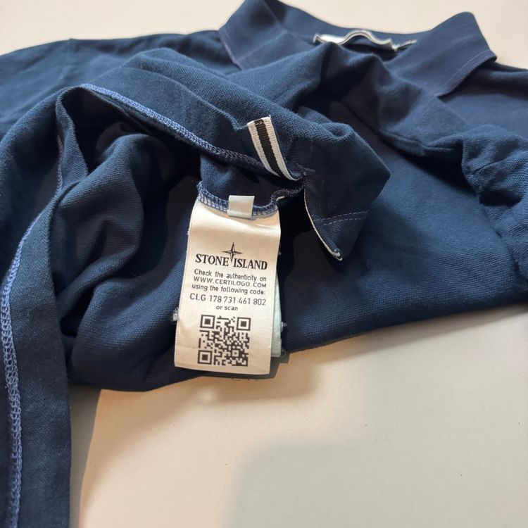 Stone Island Navy Polo Shirt - XL image 4