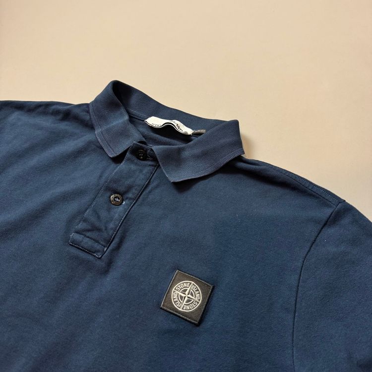 Stone Island Navy Polo Shirt - XL image 3