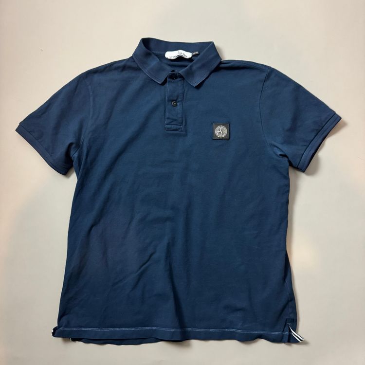 Stone Island Navy Polo Shirt - XL image 1