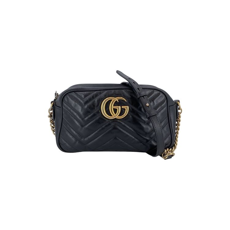 Immagine di Gucci Leather Shoulder Bag Marmont 5