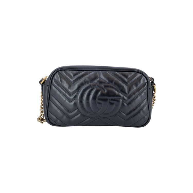 Immagine di Gucci Leather Shoulder Bag Marmont 6