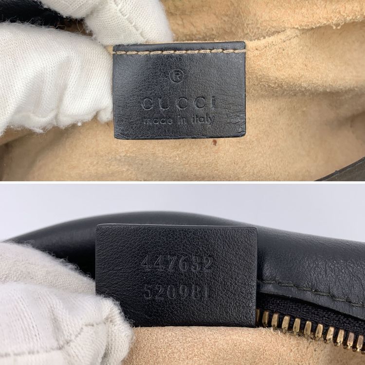 Immagine di Gucci Leather Shoulder Bag Marmont 4