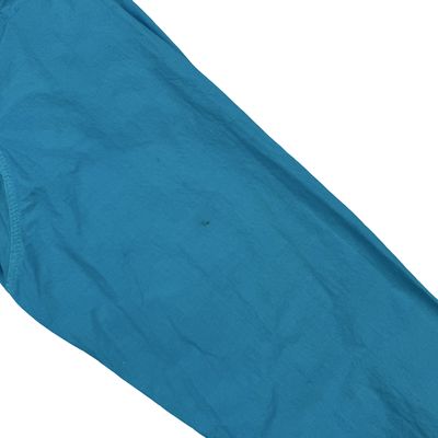 Stone Island 2020 Aqua Blue Single Chest Pocket Full Zip Nylon Overshirt - Large 11