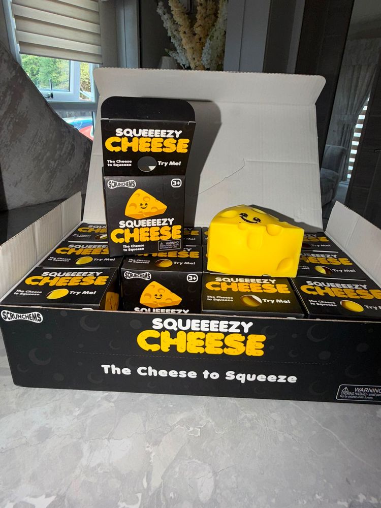Schmoochies Squeezy Cheese Toy image 1