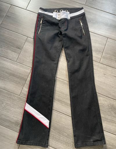 Ecko Red black pants with red and white accents