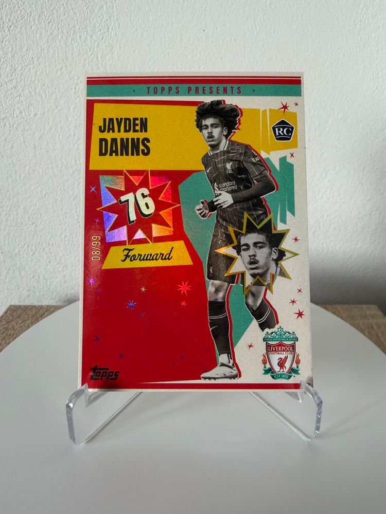 Topps Liverpool Team Set 24/25 -  Jayden Danns 08/99