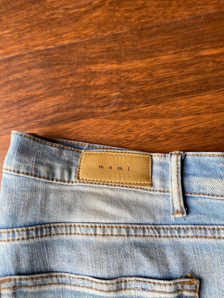 Mnml Distressed Light Blue Jeans 2