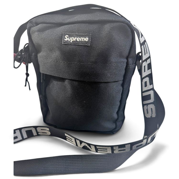Supreme SS18 Cordura shoulder bag black (Unisex) image 1