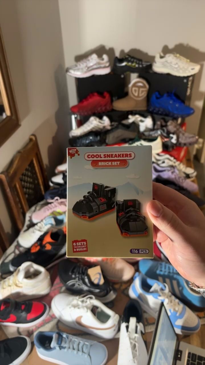 Set cool sneakers brick set 116pcs 3years plus  product image