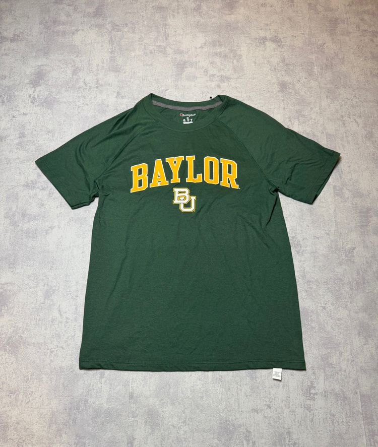Champion Baylor University T-Shirt Usa Nfl Football Classic Casual Basic Sport Workout 