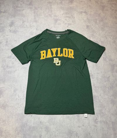 Champion Baylor University T-Shirt Usa Nfl Football Classic Casual Basic Sport Workout