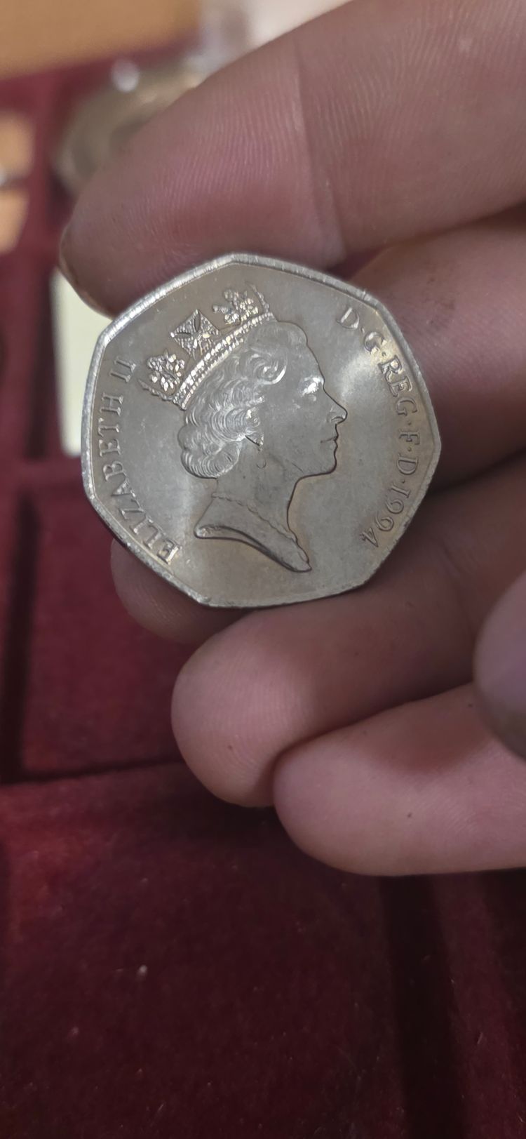 50 Pence Coin 1994 £3.50 7