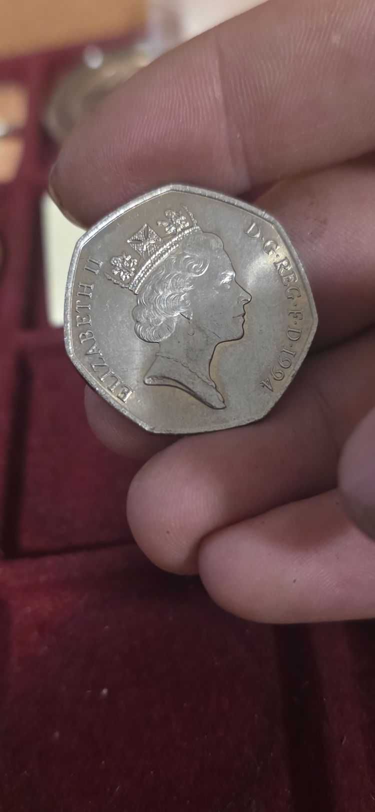 50 Pence Coin 1994 £3.50 8