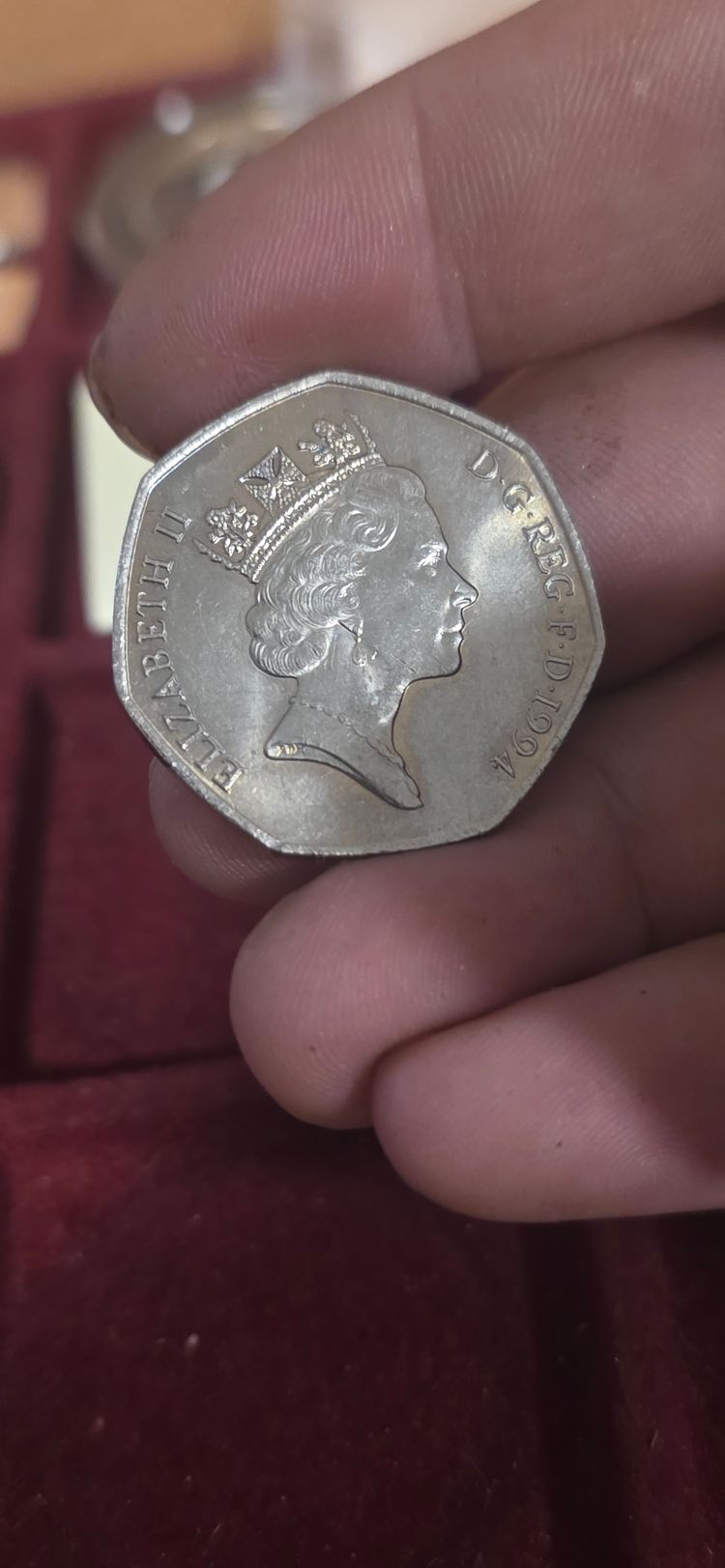 50 Pence Coin 1994 £3.50 6