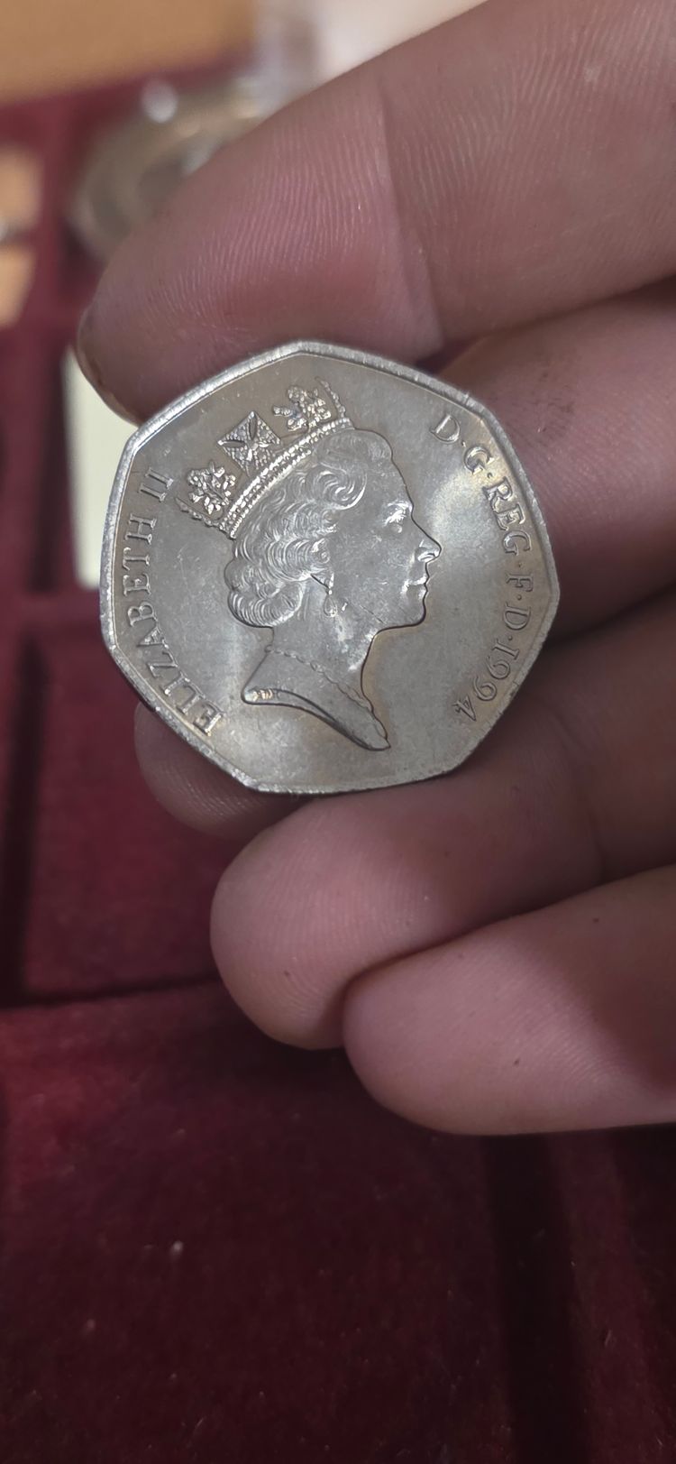 50 Pence Coin 1994 £3.50 5
