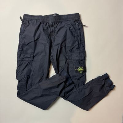 Stone Island Navy RE-T Cargo Trousers - W36