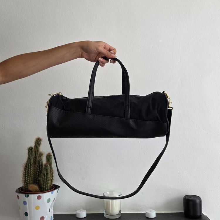 y2k nike black handbag with shoulder strap