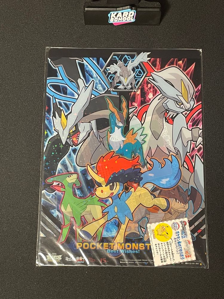 Pocket Monsters Best Wishes Clear File Folder